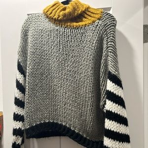 FAVLUX boutique knit cowl neck sweater